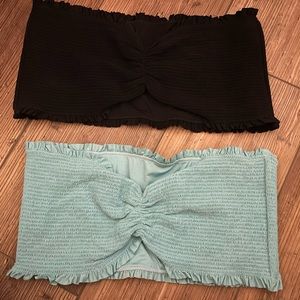 Victoria’s Secret Pink Bandeau swim tops